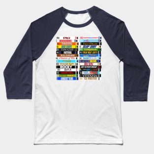 Sports Movies VHS Stacks Baseball T-Shirt